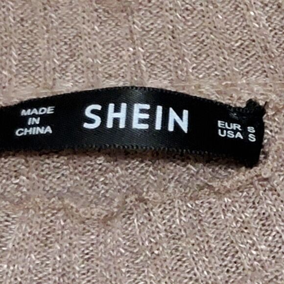 Long Sleeve Crop Top Womens XS/S Wild Fable Shein Pair 2 Pink Brown Waffle Knit - Picture 7 of 15